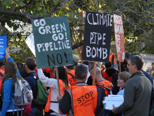 Tar Sands Pipeline protest