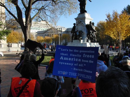 Tar Sands Pipeline protest
