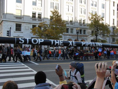 Tar Sands Pipeline protest