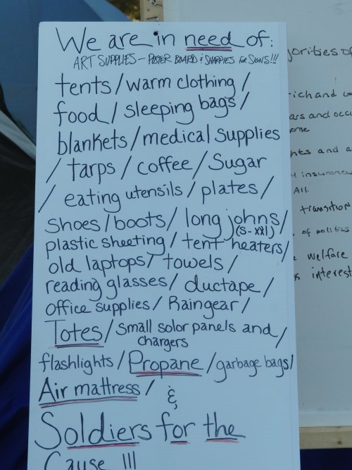 Washington DC Freedom Plaza occupation