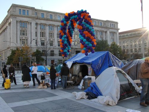 Washington DC Freedom Plaza occupation